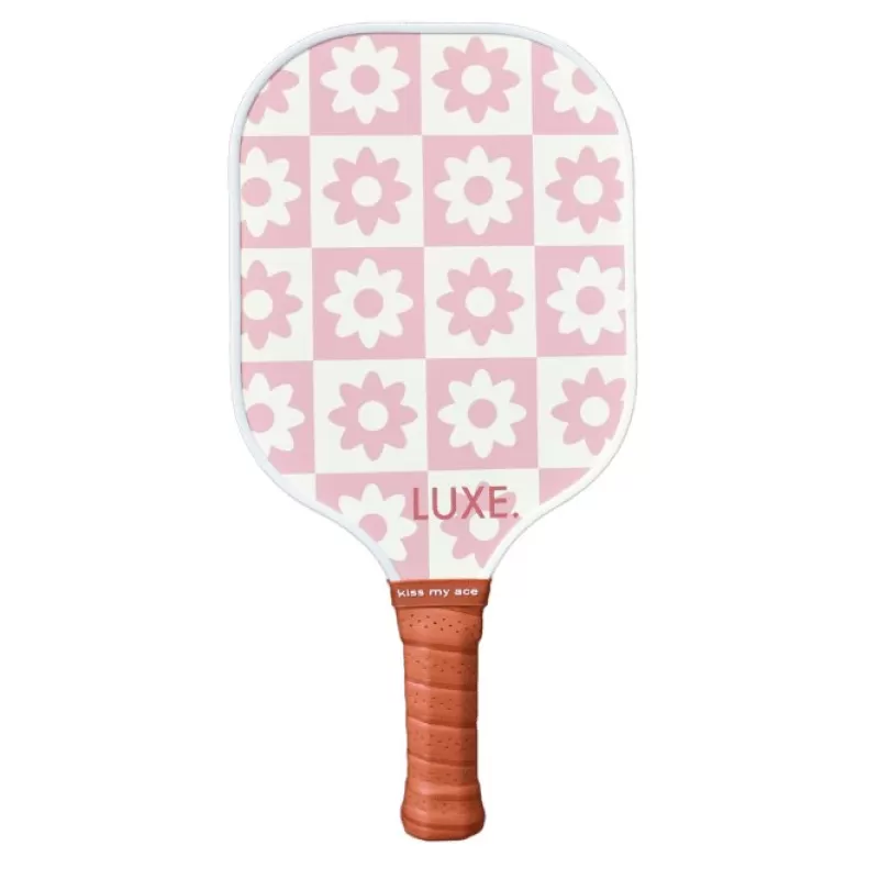 Shop Checkered Flower Pickleball Paddles And More