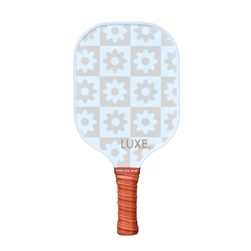 Shop Checkered Flower Pickleball Paddles And More