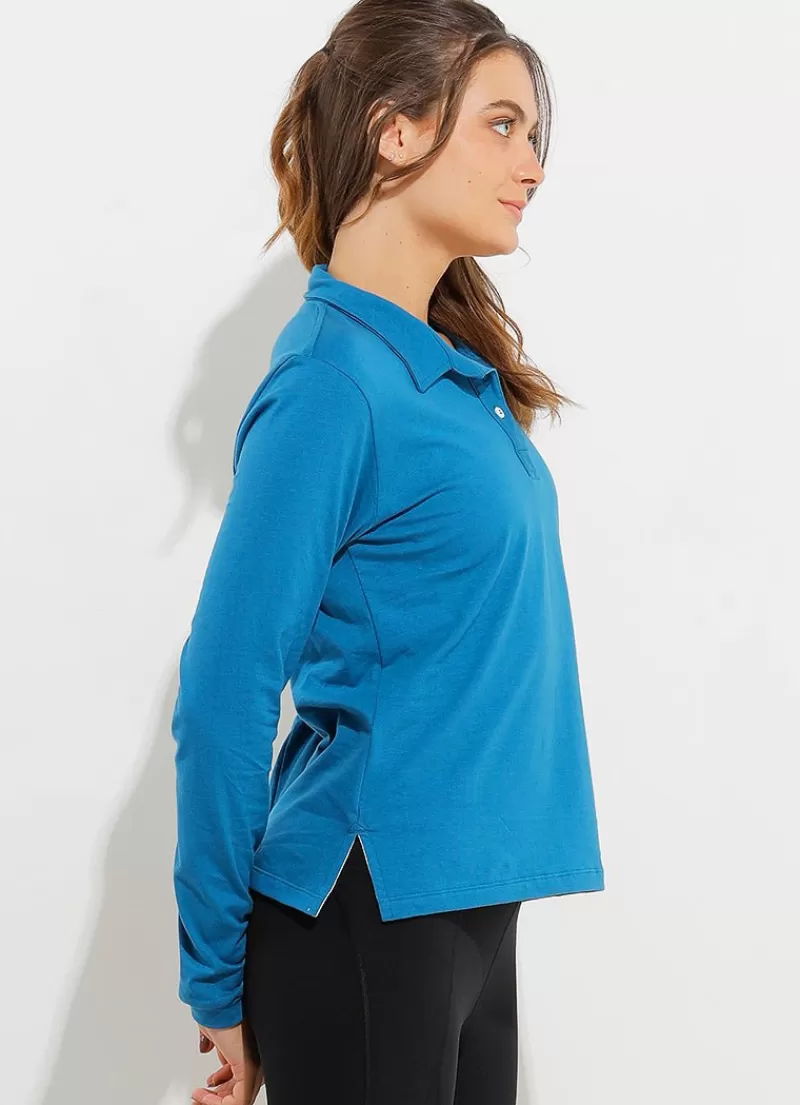 Discount Court LS Polo Women Long Sleeve Shirts | Polos