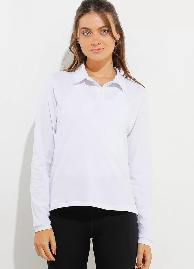 Cheap Court LS Polo Women Long Sleeve Shirts | Polos