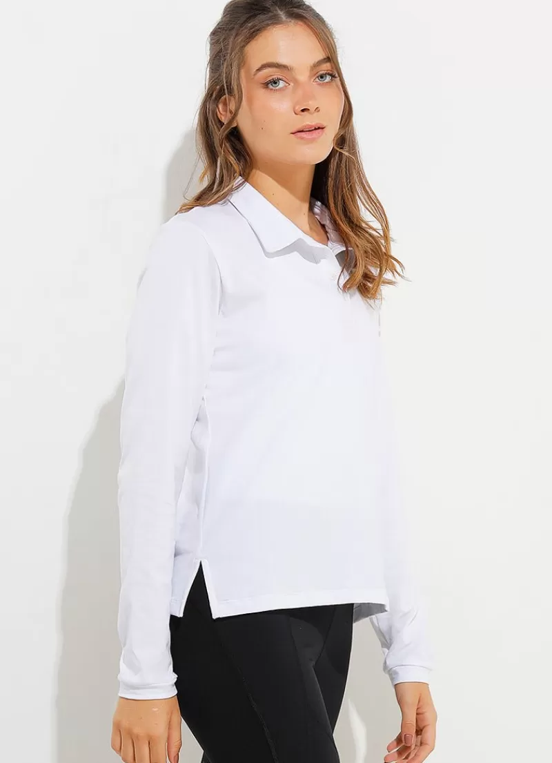 Cheap Court LS Polo Women Long Sleeve Shirts | Polos