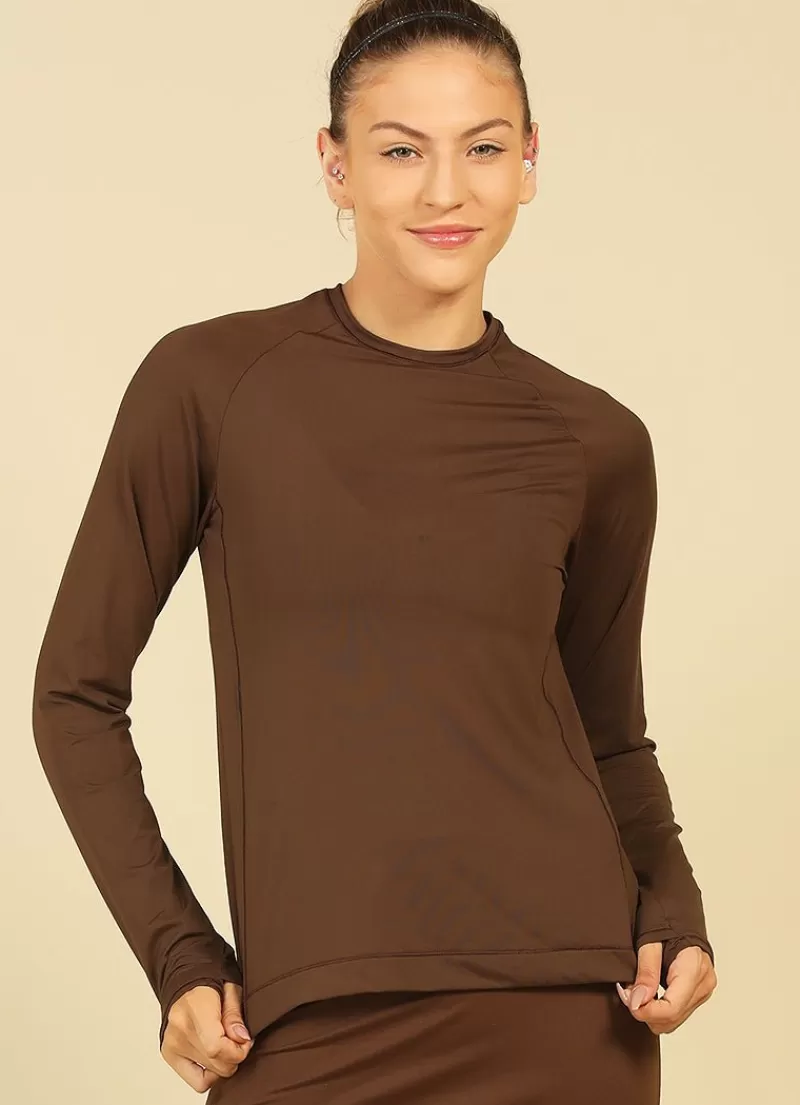 Online UV Pro Shirt (Cafe Torrado) UPF 50+ Women Long Sleeve Shirts